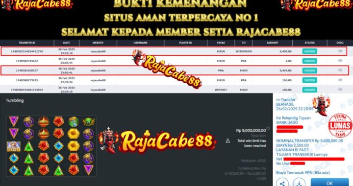 RAJACABE88 : SITUS TER AMAN 2025